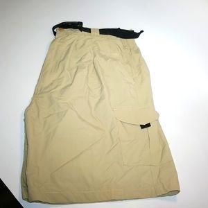 Cargo, Tactical men's Beige hybrid Fast Dry swim Trunks.